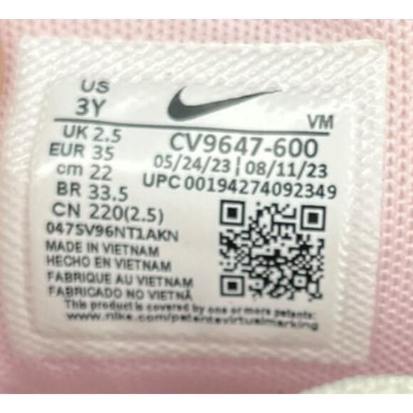 Girls Nike Air Max 270 GS Sneakers Pink Foam/Summit White Size 3Y - Picture 6 of 6